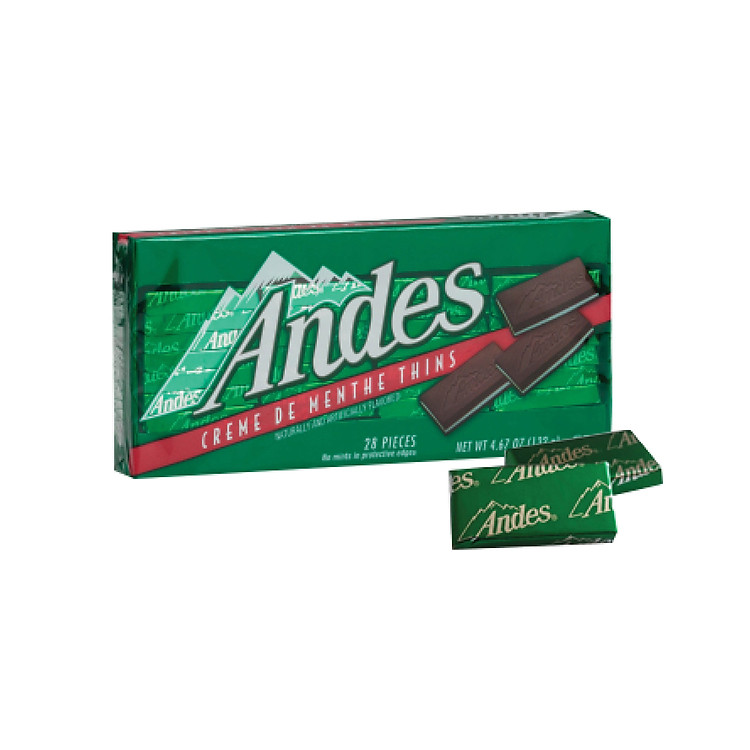 Kẹo Socola Andes bạc hà 132g