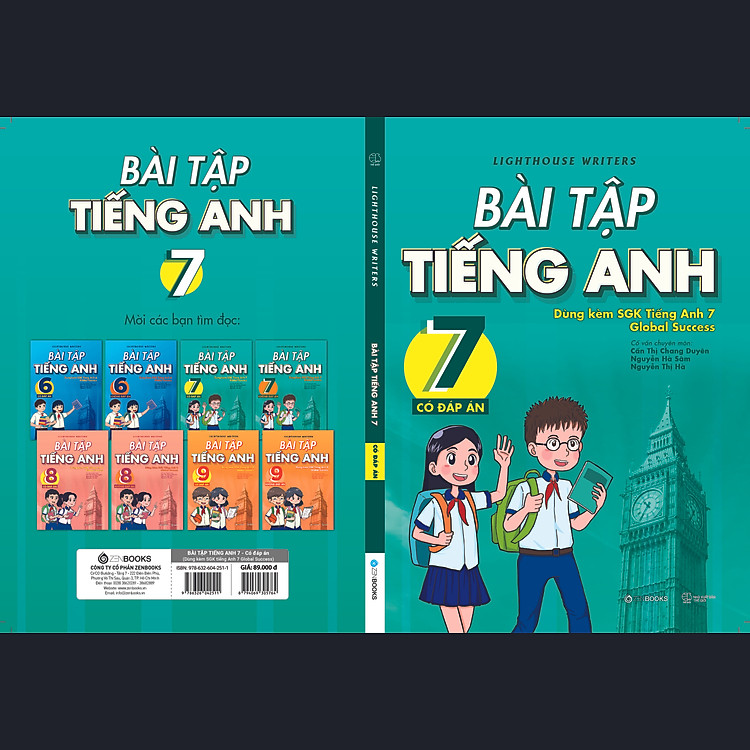 Bài Tập Tiếng Anh 7 - Có Đáp Án - Ảnh 3