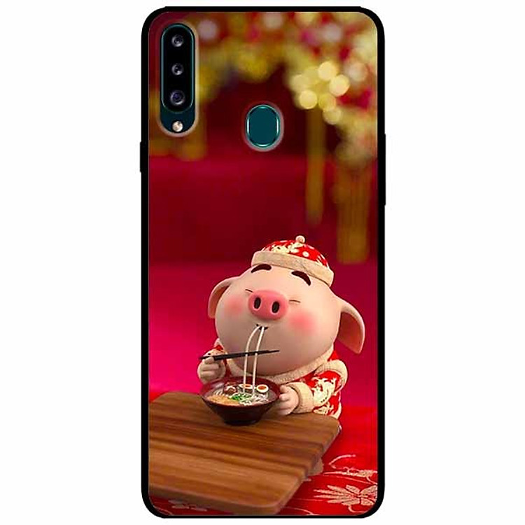 Ốp lưng dành cho Samsung A20s mẫu Heo Ăn