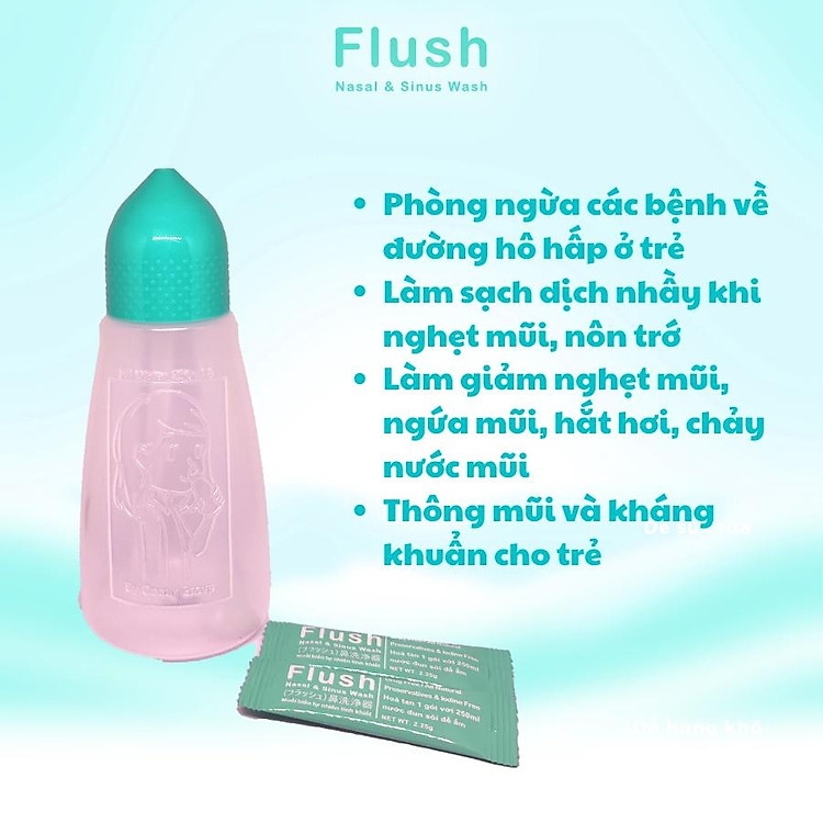 Mua Combo 2 Bình Rửa Mũi FLUSH 250ml Chính hãng Giá tốt - Hình ảnh 4