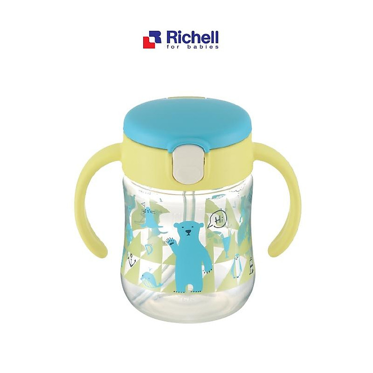 Bình ống hút TLI Richell Nhật Bản - bước 2 | Baby