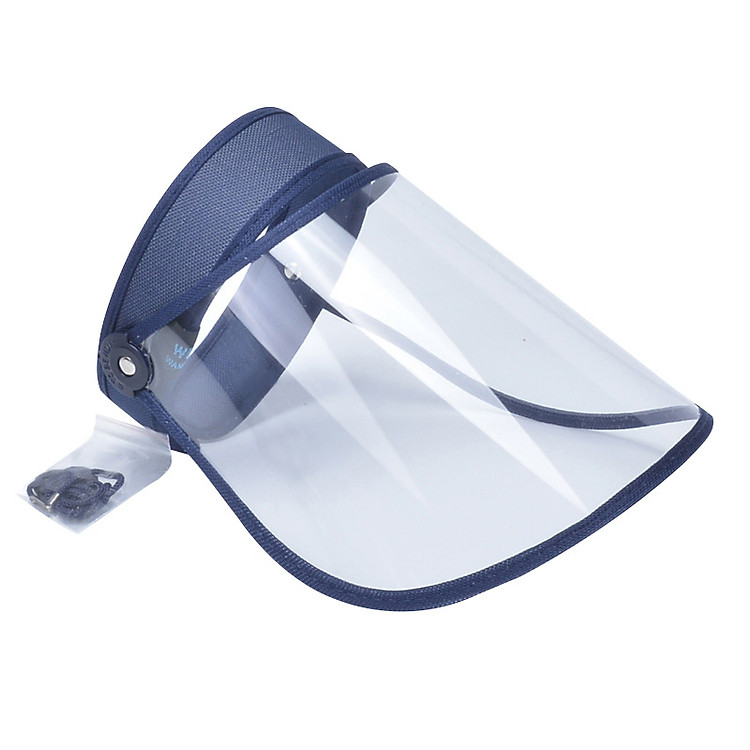 Mũ Đội Có Tấm Chắn Bảo Vệ Mặt Trong Suốt Ngăn Bụi / Giọt Bắn Có Thể Điều Chỉnh