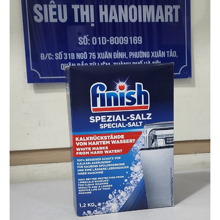 Combo 80 Viên rửa bát Finish all in one + Muối Finish 1.5kg + Nước làm bóng finish 1150ml