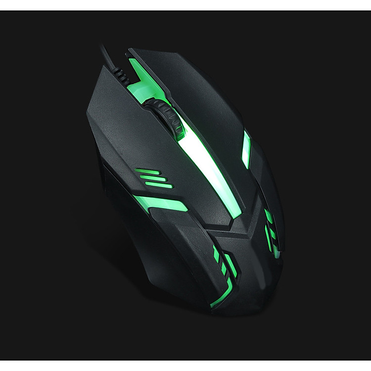 Chuột có dây đèn LED đổi màu chơi game lướt web cực xịn AURU HÀNG CHÍNH HÃNG