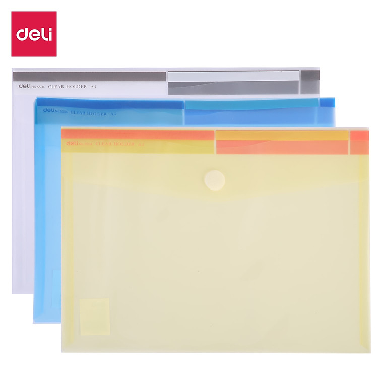 Túi Hồ Sơ A4 Deli (2 chiếc)