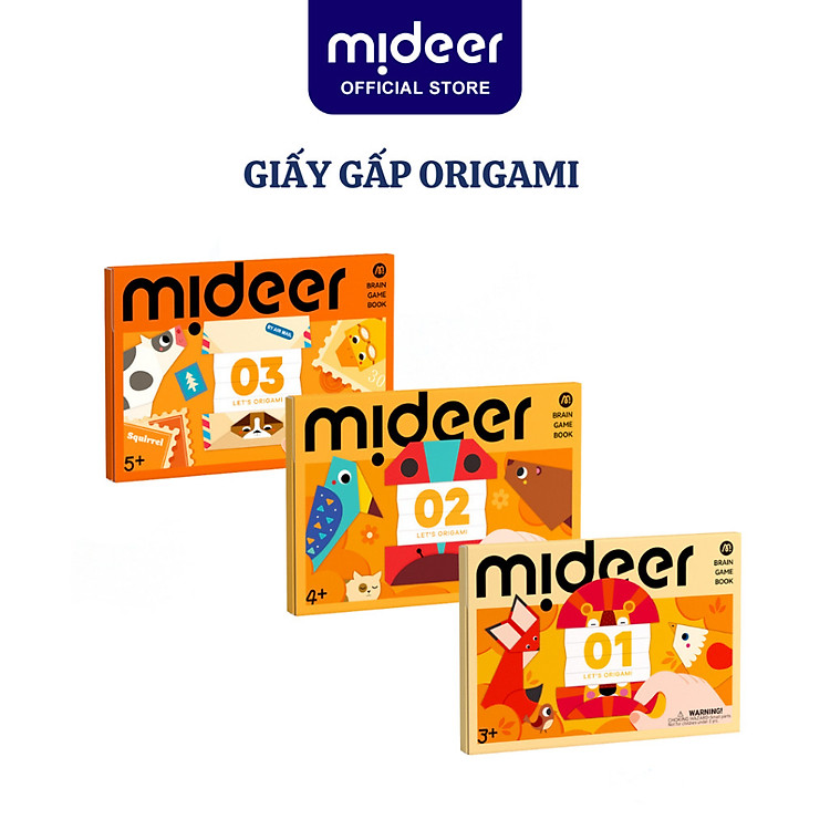 Mua Giấy Gấp Origami Mideer cho Bé Chính hãng Ưu đãi