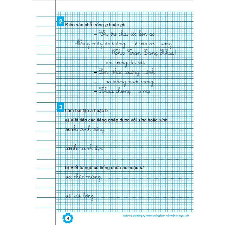 Vở Thực Hành Chính Tả Lớp 2 - Tập 2 - Ảnh 4