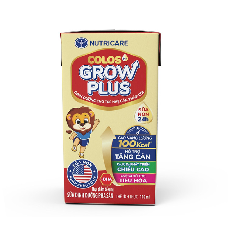 Mua Thùng sữa Nutricare Colos 24h Grow Plus 110ml Hàng chuẩn Giá tốt - Hình ảnh 2