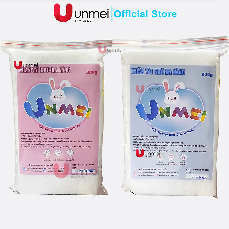 Khăn Khô Đa Năng UNMEI 300gr Giá tốt