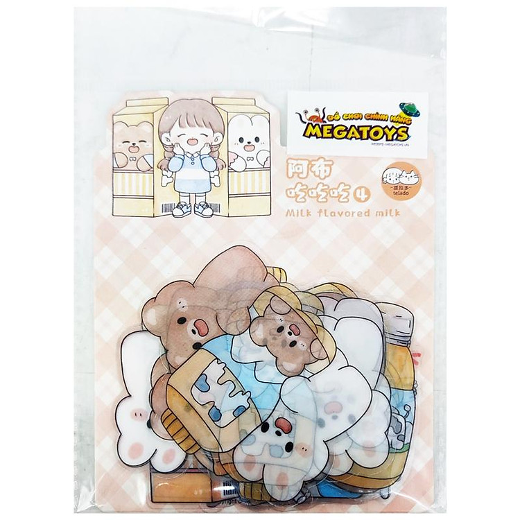 Sticker Cô Gái Abu Chi Chi (40 chiếc) - Ảnh 4