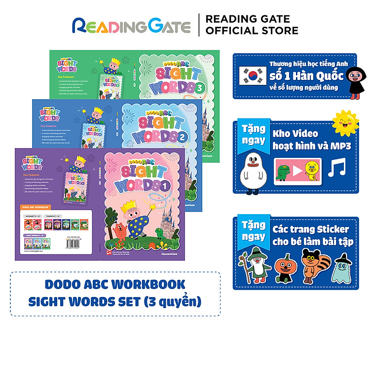 DODO ABC WORKBOOK – SIGHT WORDS SET READING GATE