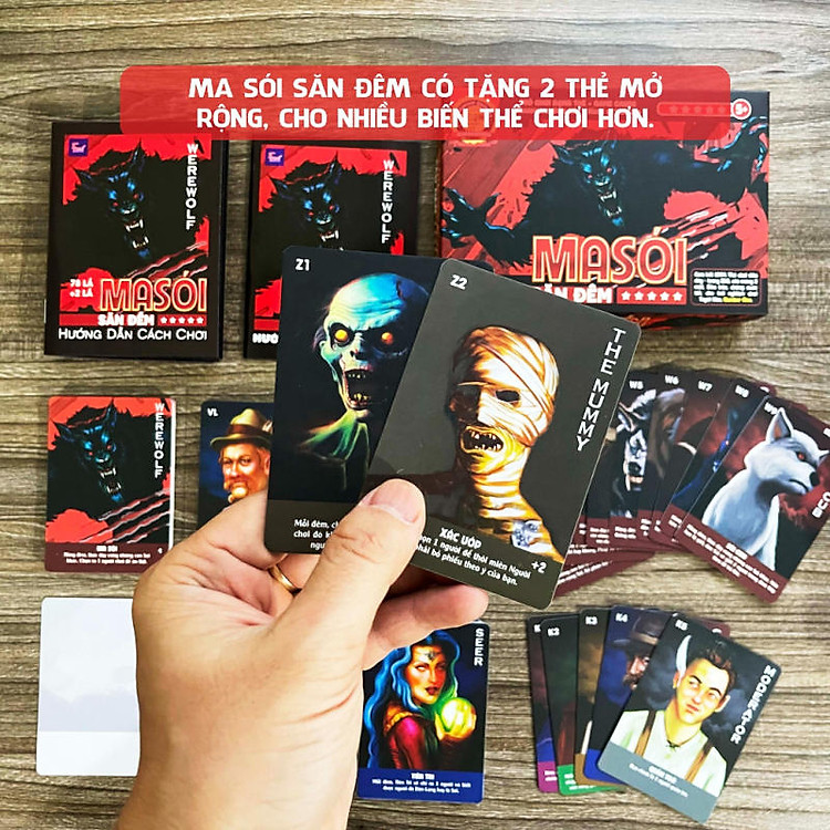 Board Game Ma Sói Săn Đêm - EASYKIDS Chính hãng Giá tốt - Hình ảnh 3