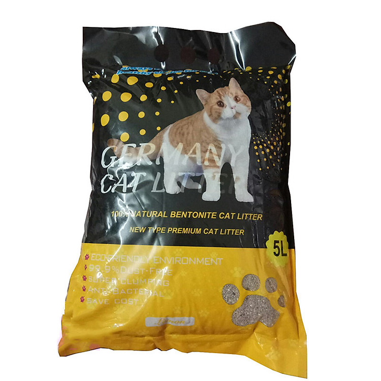 Cát vệ sinh cho mèo Germany Cat Litter (5 lít) - Giao mùi ngẫu nhiên