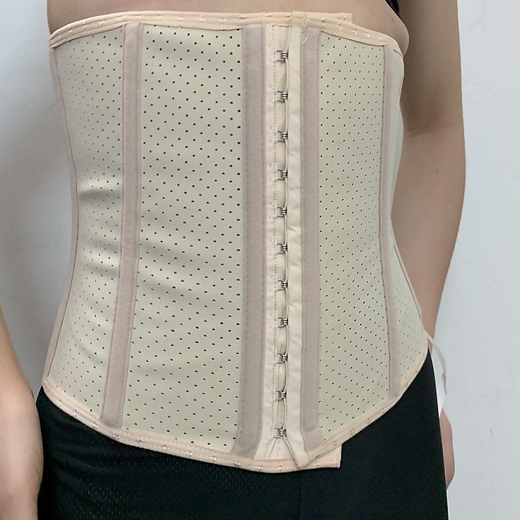 Đai Latex Lỗ Thông Khí 9 Xương Ngắn 24cm MXX