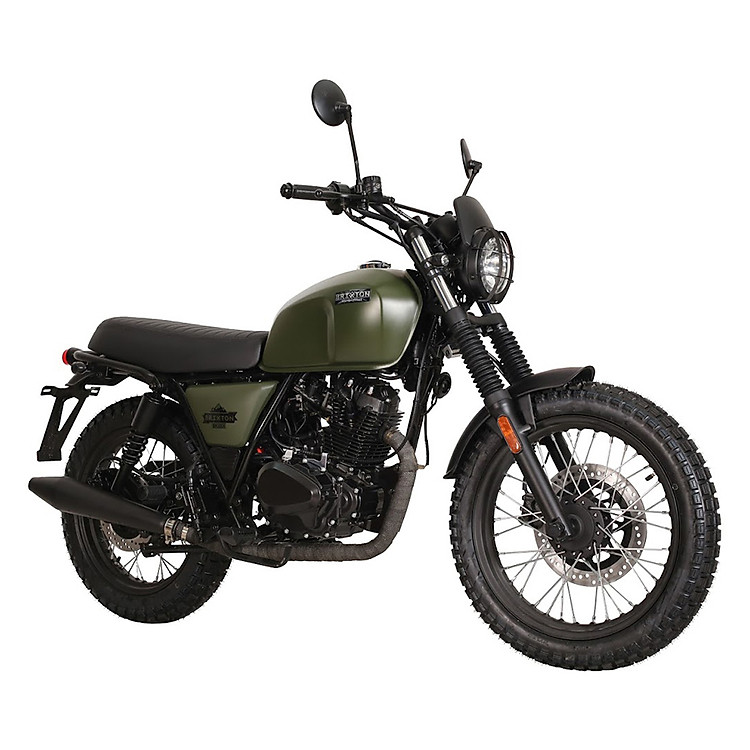 Xe Mô Tô Brixton Scrambler BX150X - Xanh Lục
