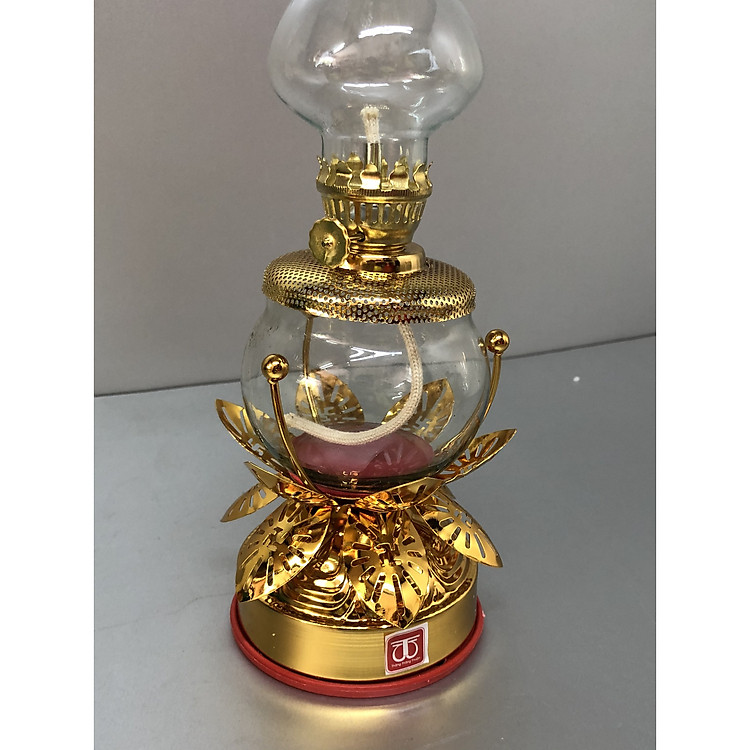 Đèn thờ đốt dầu đế sen (nhiều kích cỡ)