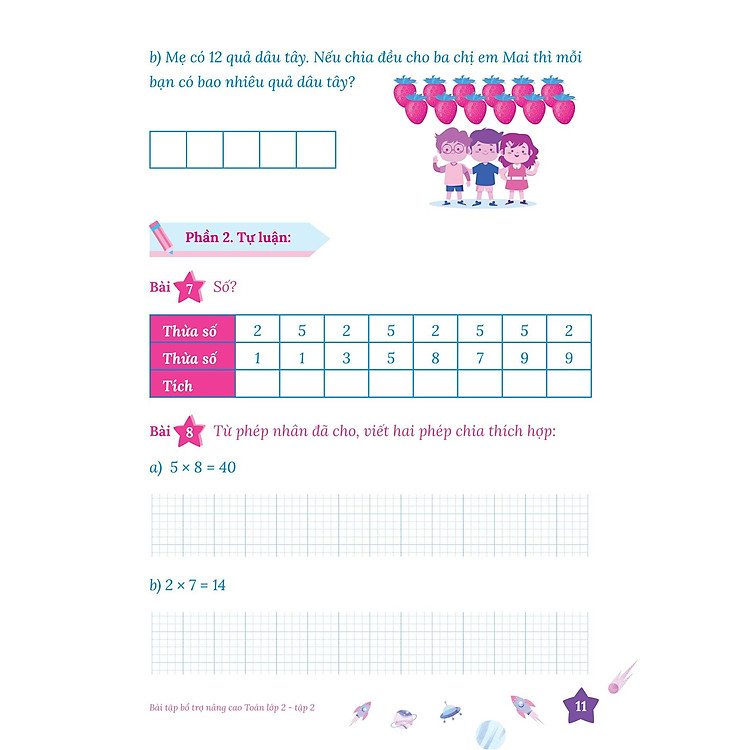 Bài Tập Bổ Trợ Nâng Cao Toán Lớp 2 - Tập 2 - Ảnh 6