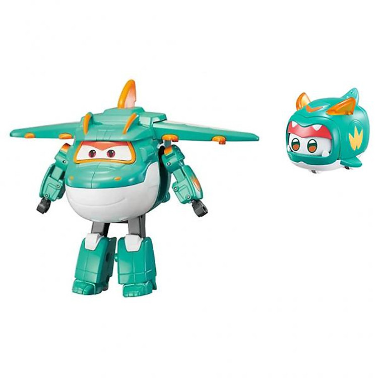 Đồ Chơi Robot Biến Hình Cỡ Lớn Khủng Long Tino Kết Hợp Thú Cưng Tino - Super Wings YW770447