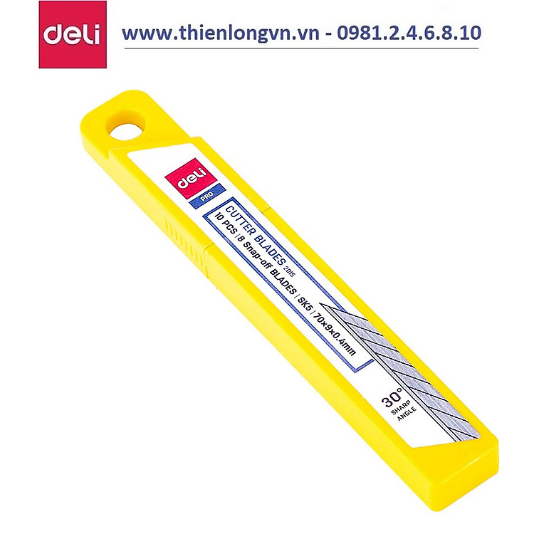 Lưỡi dao trổ 30 độ Deli 2015 - Ảnh 4