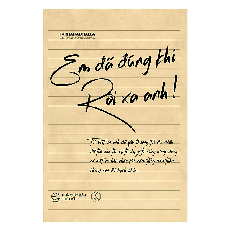 Sách Em Đã Đúng Khi Rời Xa Anh