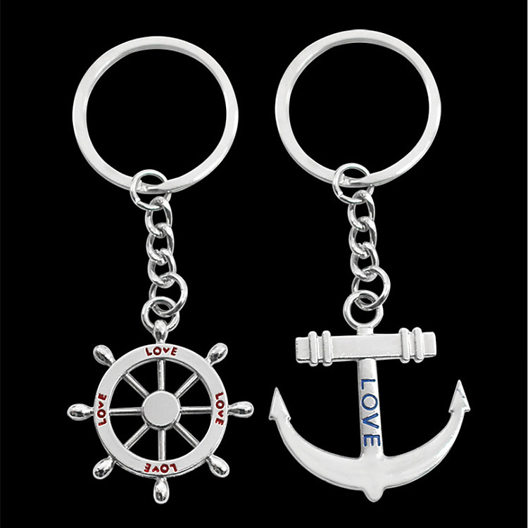 Móc Chìa Khóa Bánh Lái Love Mỏ Neo Xinh Xắn - Ảnh 5