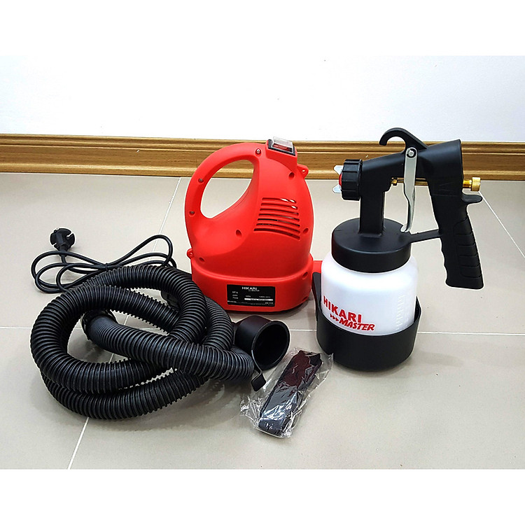 Máy Phun Sơn Cầm Tay Hikari Master EP-6, Phun Sơn Cầm Tay Chạy Điện, Công Nghệ Thái Lan - Hàng Chính Hãng