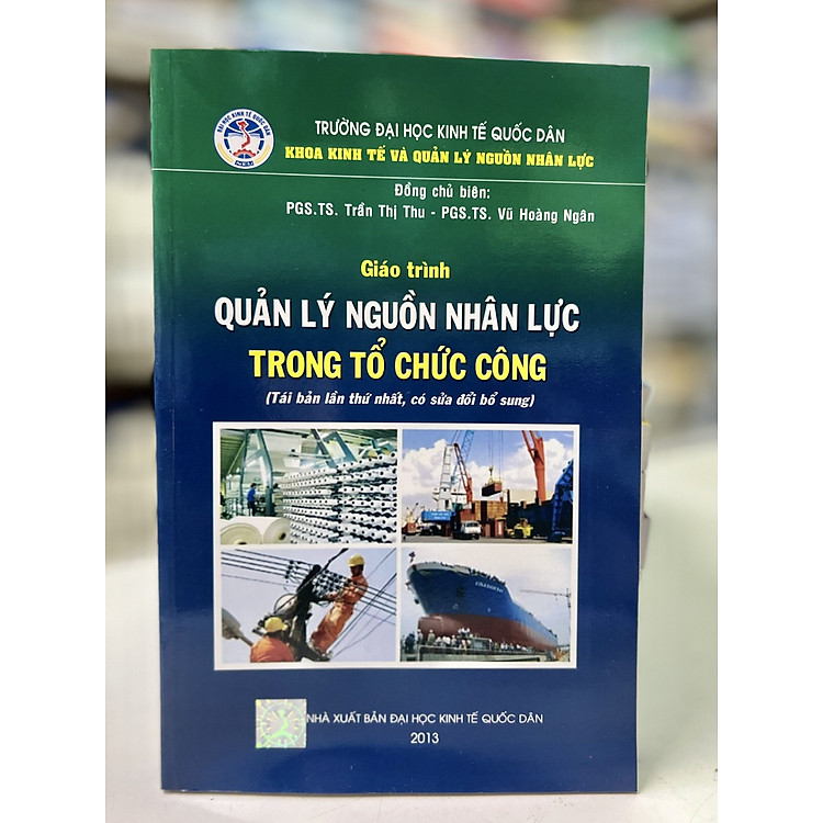 Giáo trình Quản lý nguồn nhân lực trong tổ chức công (tái bản lần thứ nhất, có sửa đổi bổ sung)