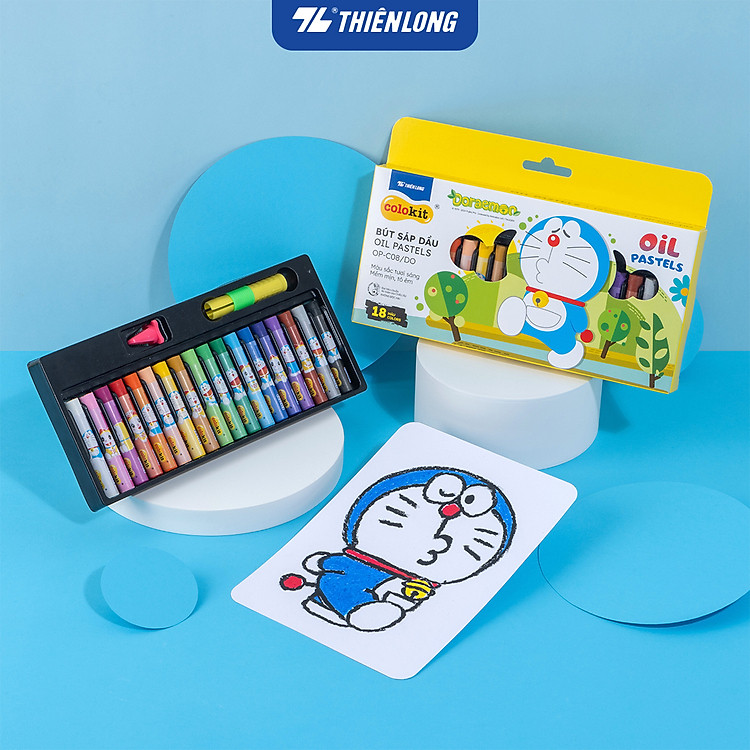Bút Sáp Dầu Màu Pastel Thiên Long Colokit OP-C08/DO