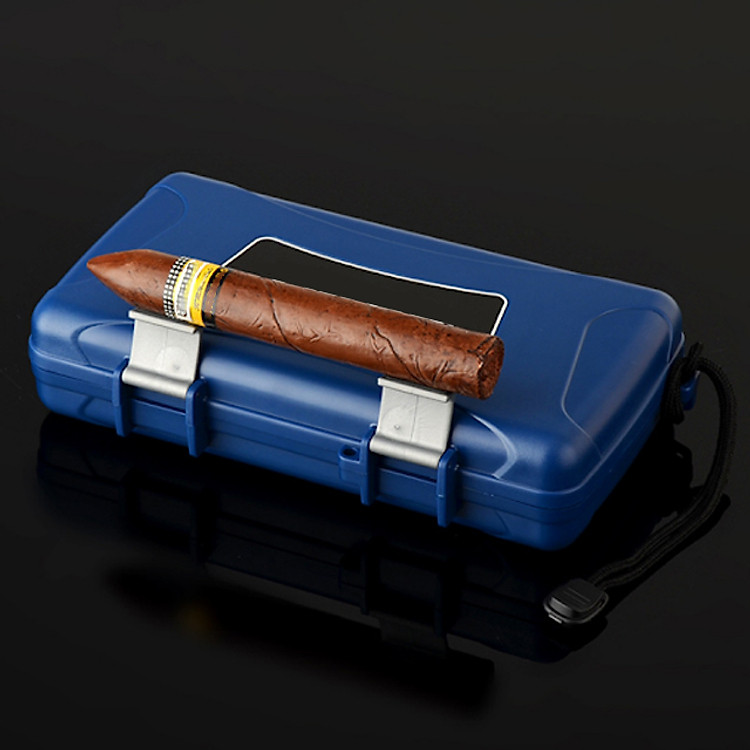 Hộp giữ ẩm cầm tay xì gà du lịch 5 điếu 205XL - Ảnh 5