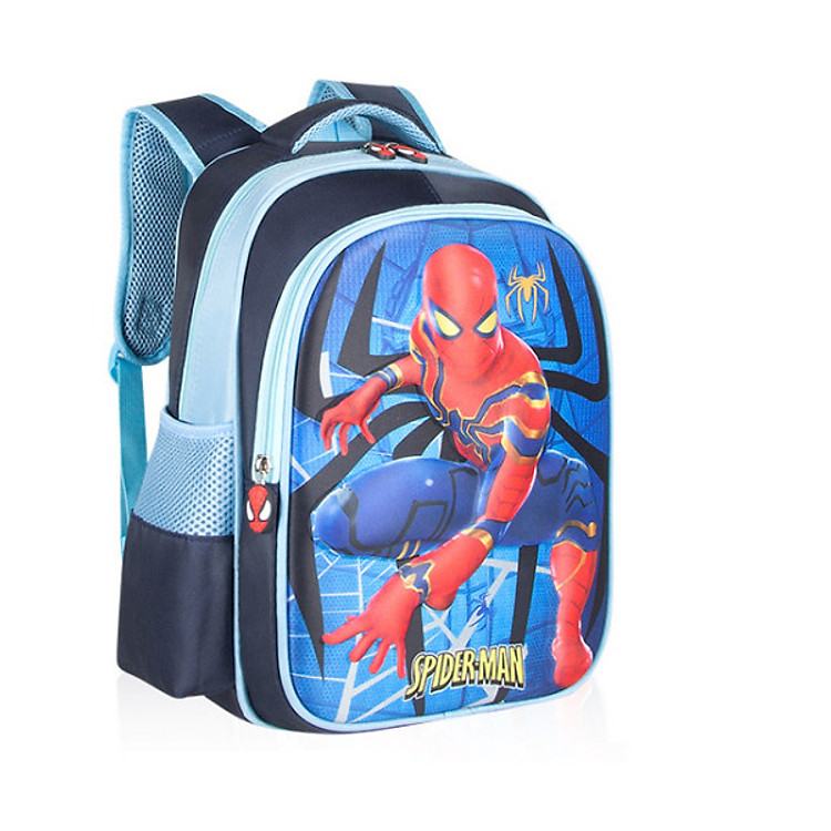 Balo bé trai siêu nhân người nhện 3D mẫu giáo