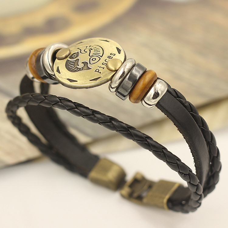 Vòng Tay Thời Trang 12 Chòm Sao Cho Nam