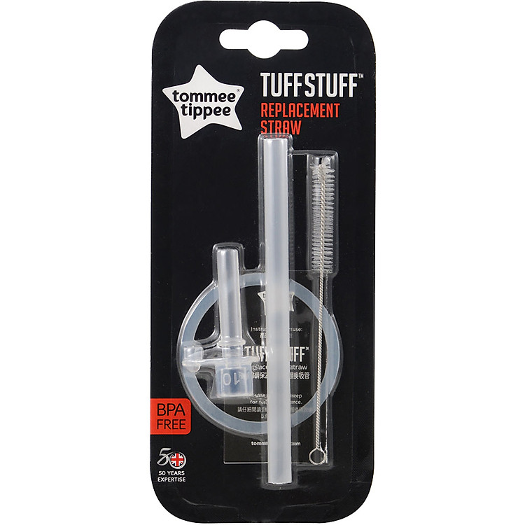 Bộ ống hút thay thế cho bình uống nước Tommee Tippee Stainless Steel