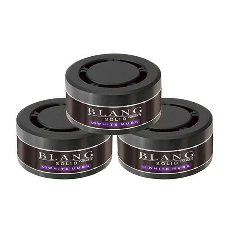 Sáp thơm dùng cho ô tô, hiệu Blang. 3 hộp/set- Nhật Bản
