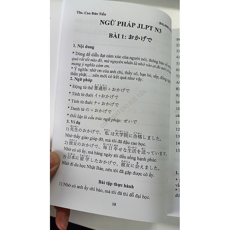 TIẾNG NHẬT TỪ VỰNG KANJI NGỮ PHÁP JLPT N3-N2 - Ảnh 4