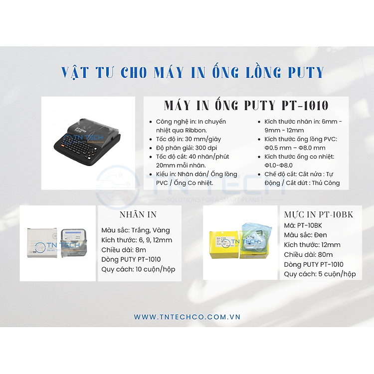 Máy in ống lồng PUTY PT-1010 - Ảnh 3
