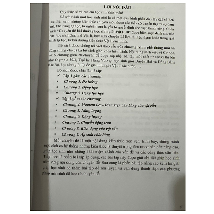 Chuyên Đề Bồi Dưỡng Học Sinh Giỏi Vật Lí 10 - Tập 1 - Ảnh 2