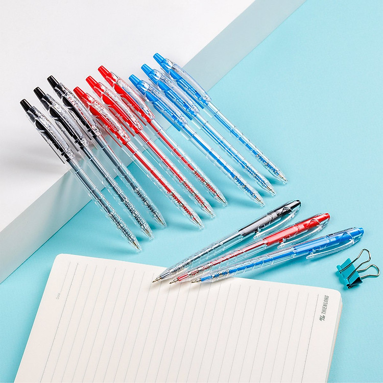 Bộ Bút Bi Thiên Long TL-097 (ngòi 0.5mm, 5 chiếc) - Ảnh 4