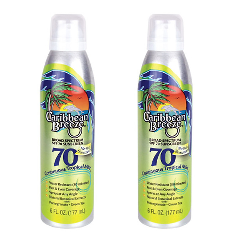 DẦU XỊT CHỐNG NẮNG SPF 70 ( 2 chai )