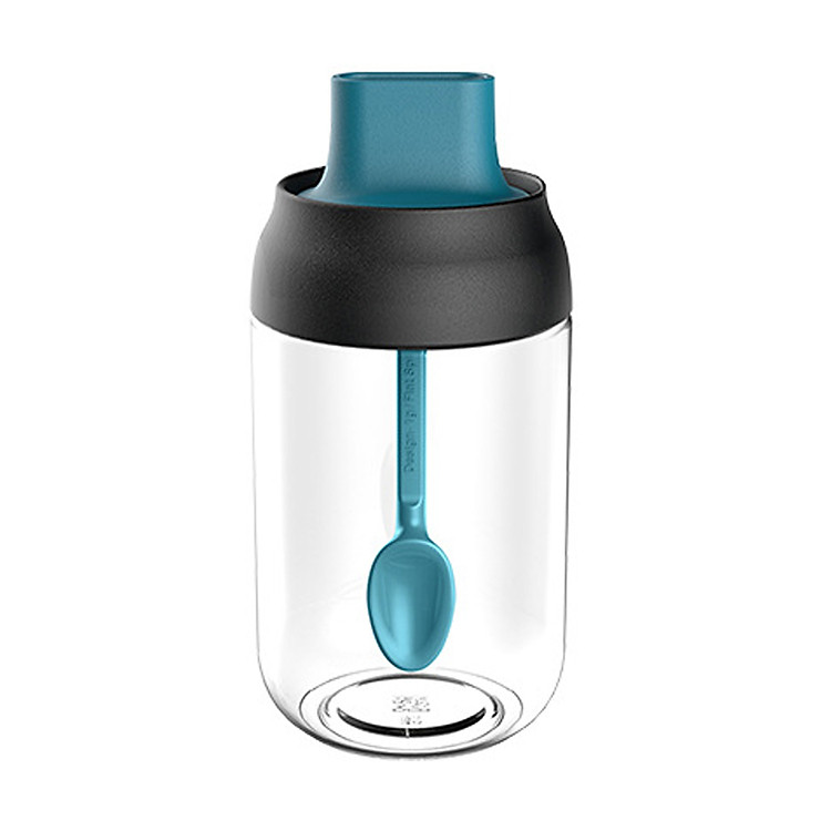 Hũ Thủy Tinh Đựng Gia Vị, Dầu Ăn, Mật Ong JIMMEAL 250ml Cao Cấp (Nắp Xanh)