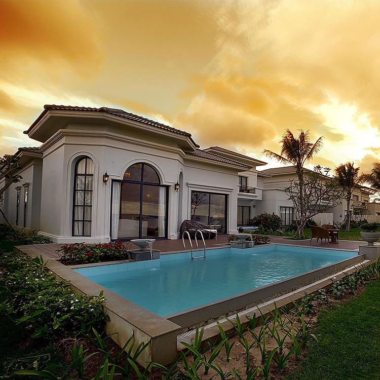 Vinpearl Phú Quốc Ocean Resort & Villas 5* - Villa 02 Phòng Ngủ + Ăn Sáng + Vinpearl Land & Safari