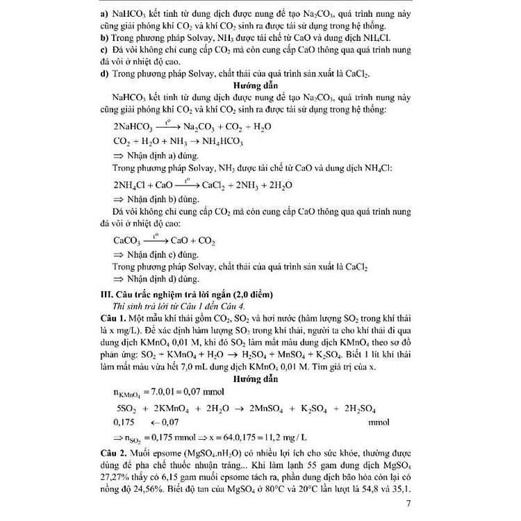 Bộ Đề Thi Học Sinh Giỏi Và Ôn Thi Vào Lớp 10 Chuyên Hóa - Ảnh 6