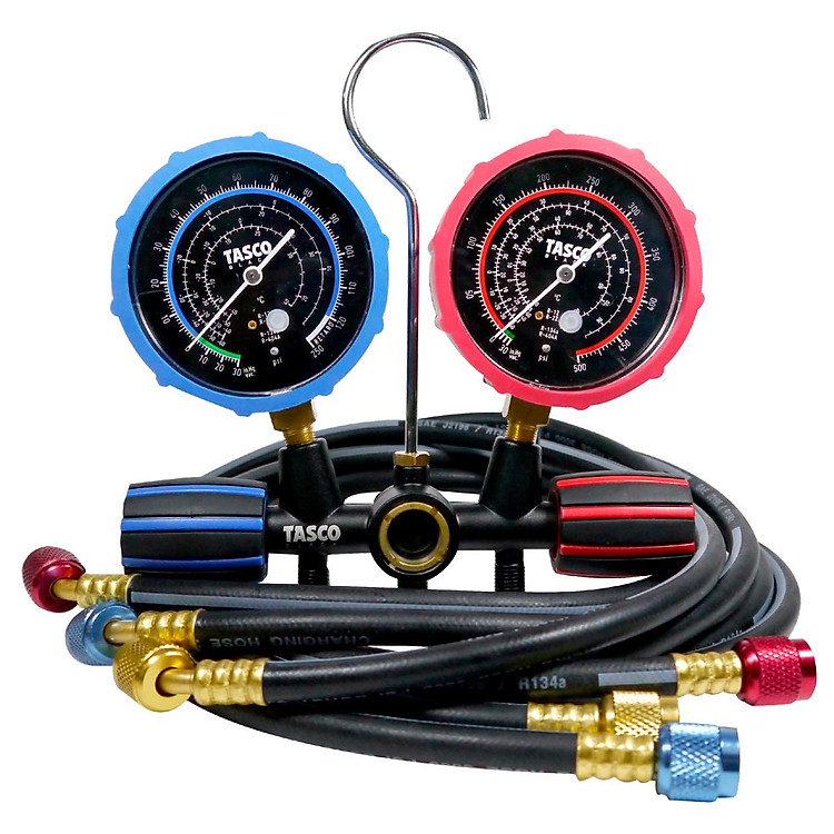 Đồng hồ áp suất đôi Tasco TB120SM