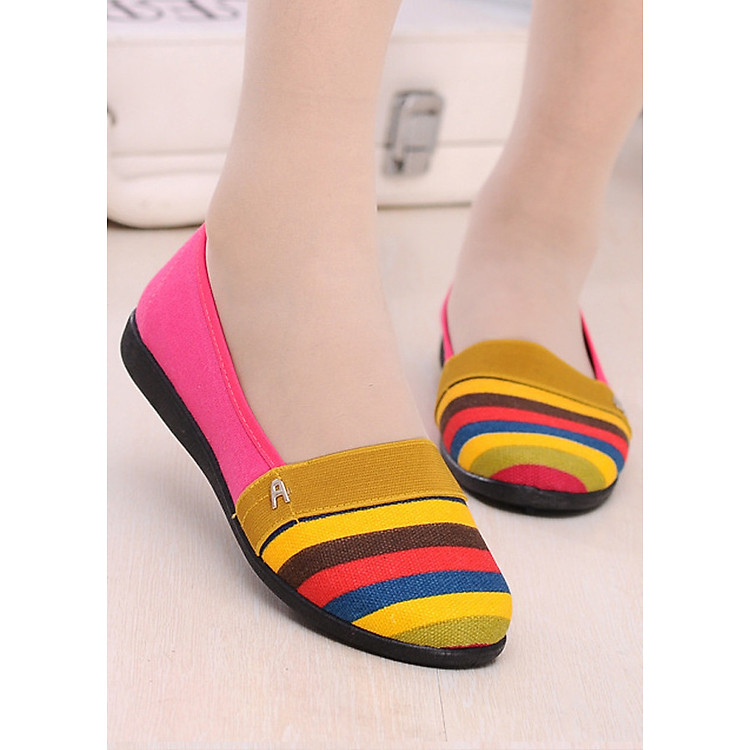 Giày mọi nữ thấm mồ hôi,mềm êm chân-308