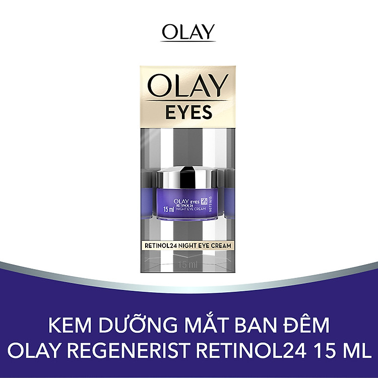 Kem Dưỡng Mắt OLAY Retinol 24 Tái Tạo Da Chống Lão Hóa Toàn Diện 15ml