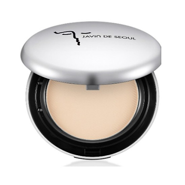 Phấn phủ trang điểm dạng nén siêu mịn, tông trắng hồng tự nhiên #21 Javin De Seoul Hàn quốc 13g/ Hộp - Hàng Chính Hãng
