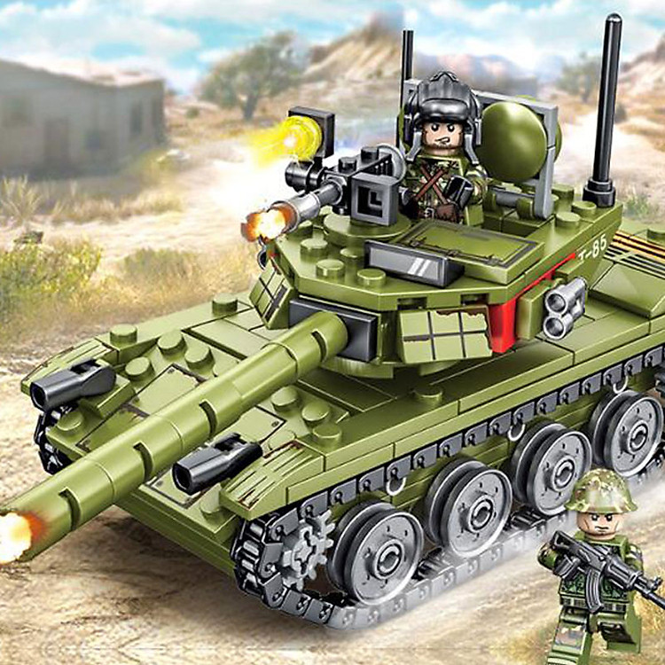 Đồ chơi lắp ráp xe Tank cho trẻ Chính hãng Giá rẻ - Hình ảnh 2