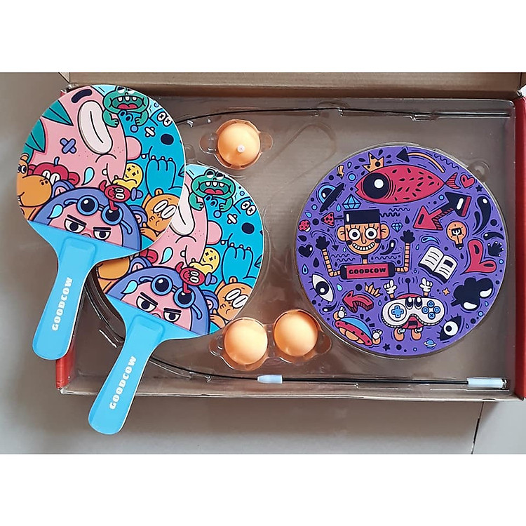 Bộ bóng bàn phản xạ cho trẻ em không cần bàn