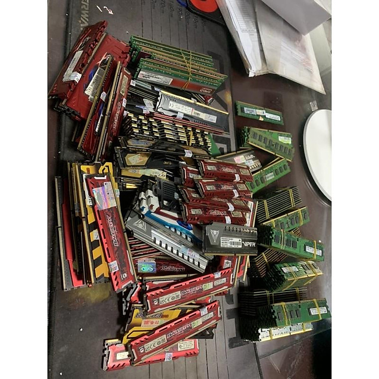 Ram PC ddr4 4GB bus 2400/2133 tản nhiệt dày, chân vàng óng - Hàng chính hãng