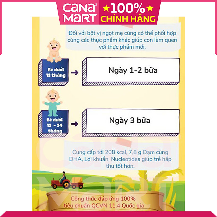 Bột ăn dặm Nutricare Metacare 200g Chất lượng Ưu đãi - Hình ảnh 3