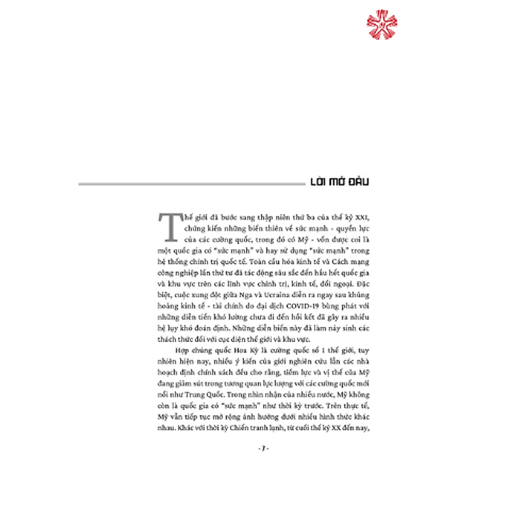 Quyền lực Mỹ trong quan hệ ngoại giao: Tiếp cận từ góc độ lịch sử và văn hóa (bản in 2023) - Ảnh 5